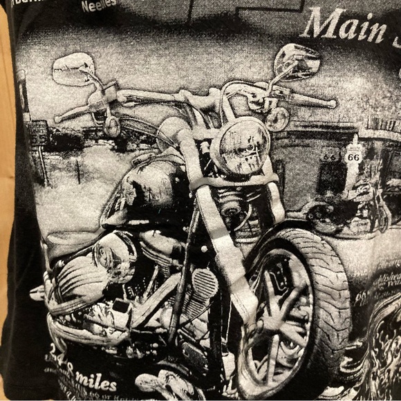Route 66 Graphic T-Shirt Big Bang Made in USA XL Motorcycle - Picture 12 of 16